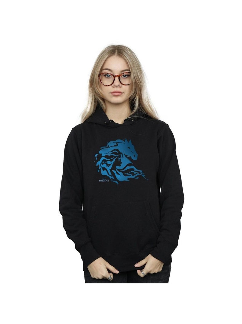 Disney - Sweat à capuche FROZEN Noir - Kiabi