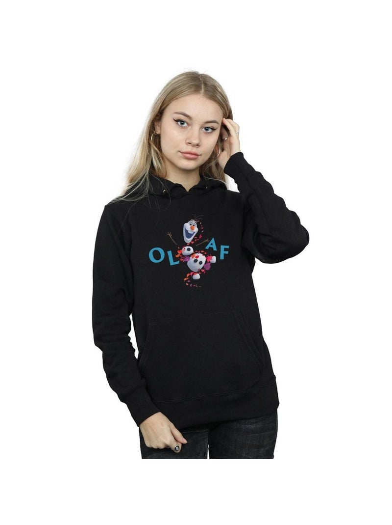 Disney - Sweat à capuche FROZEN Noir - Kiabi