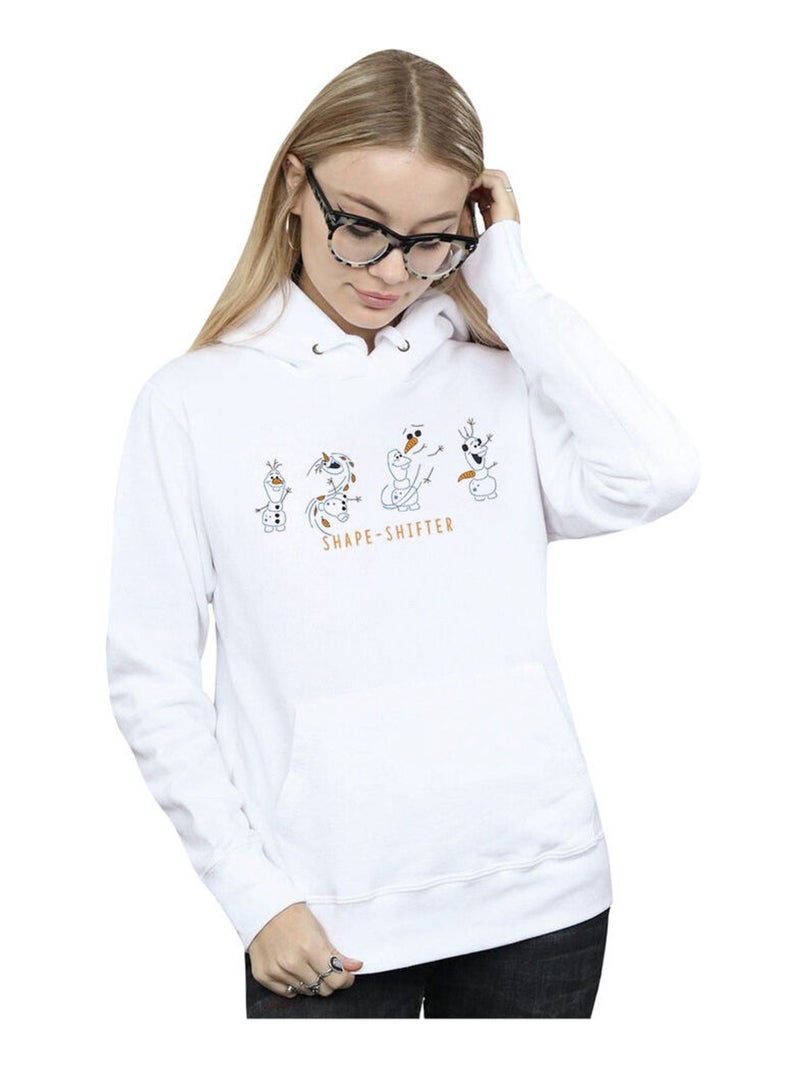 Disney - Sweat à capuche FROZEN SHAPE-SHIFTER Blanc - Kiabi