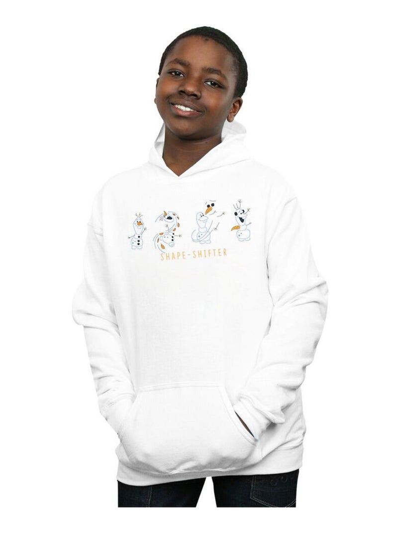 Disney - Sweat à capuche FROZEN SHAPE-SHIFTER Blanc - Kiabi