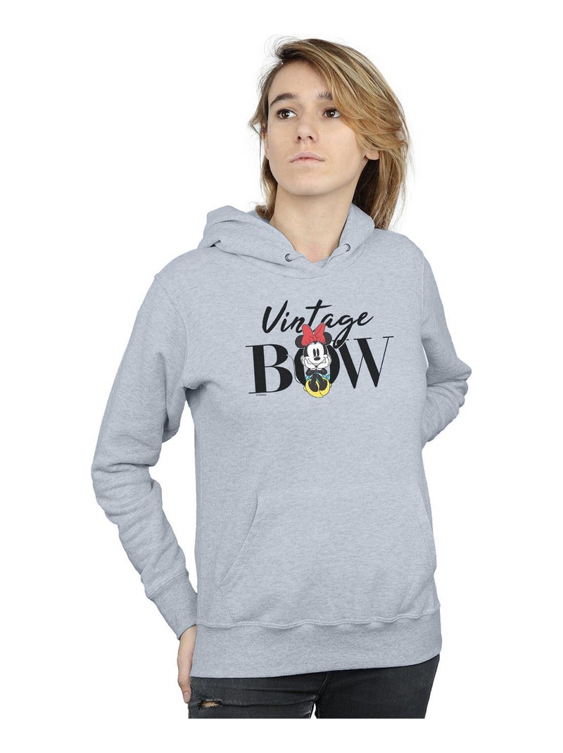 Disney - Sweat à capuche Gris chiné - Kiabi