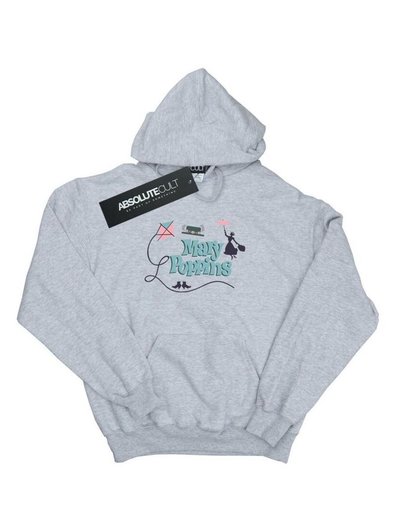 Disney - Sweat à capuche Gris chiné - Kiabi