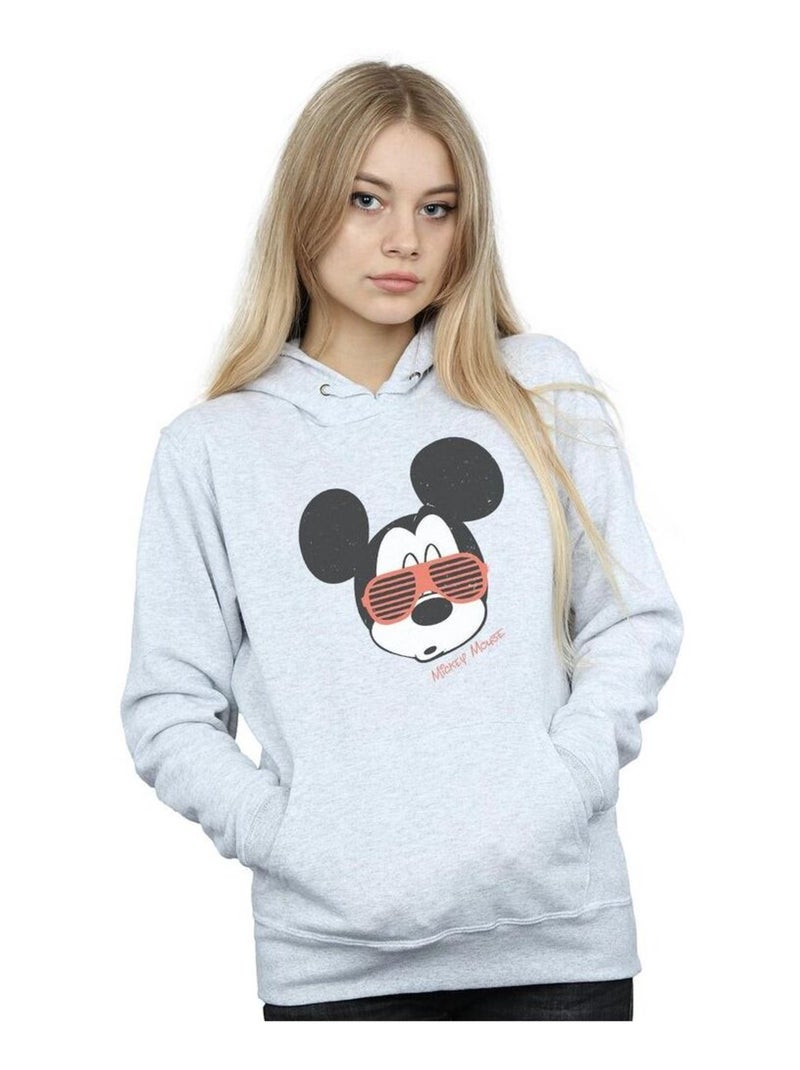 Disney - Sweat à capuche Gris chiné - Kiabi