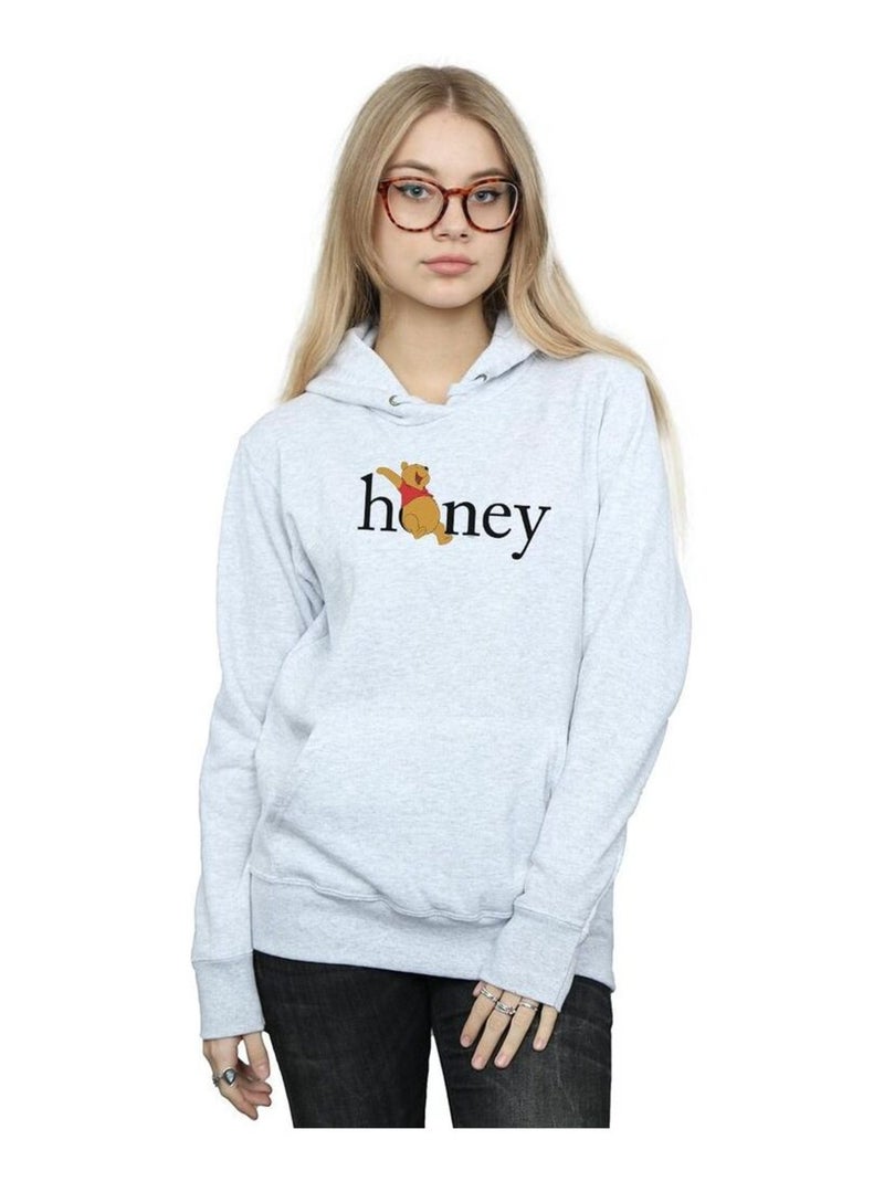 Disney - Sweat à capuche Gris chiné - Kiabi