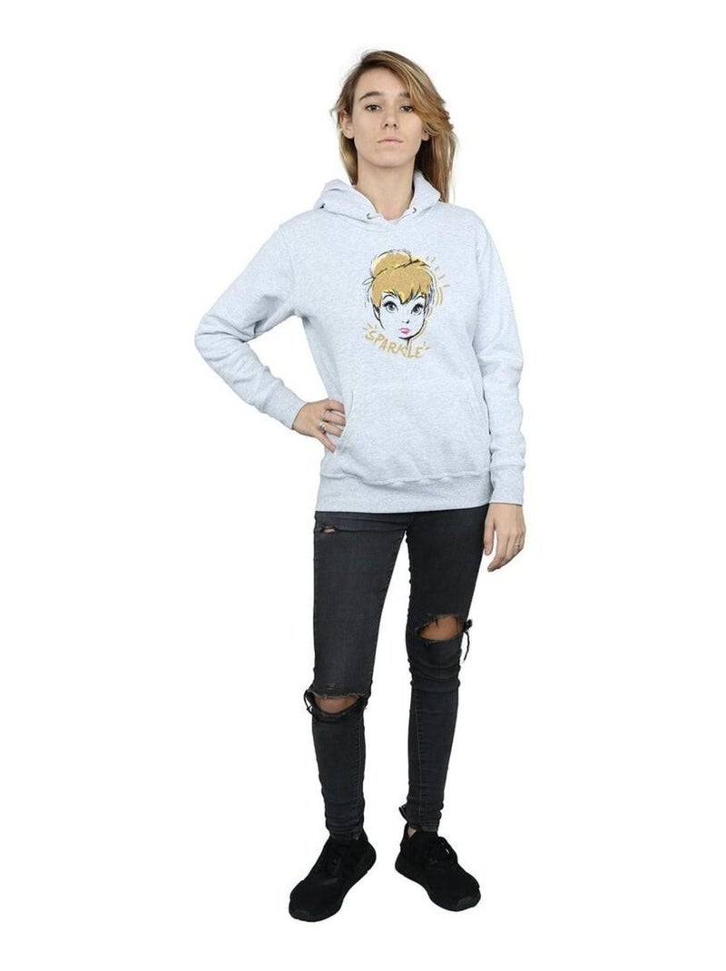 Disney - Sweat à capuche Gris chiné - Kiabi