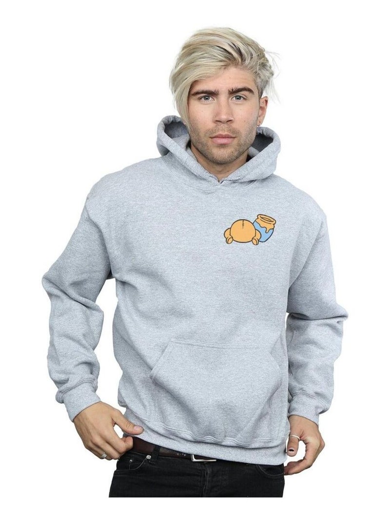 Disney - Sweat à capuche Gris chiné - Kiabi