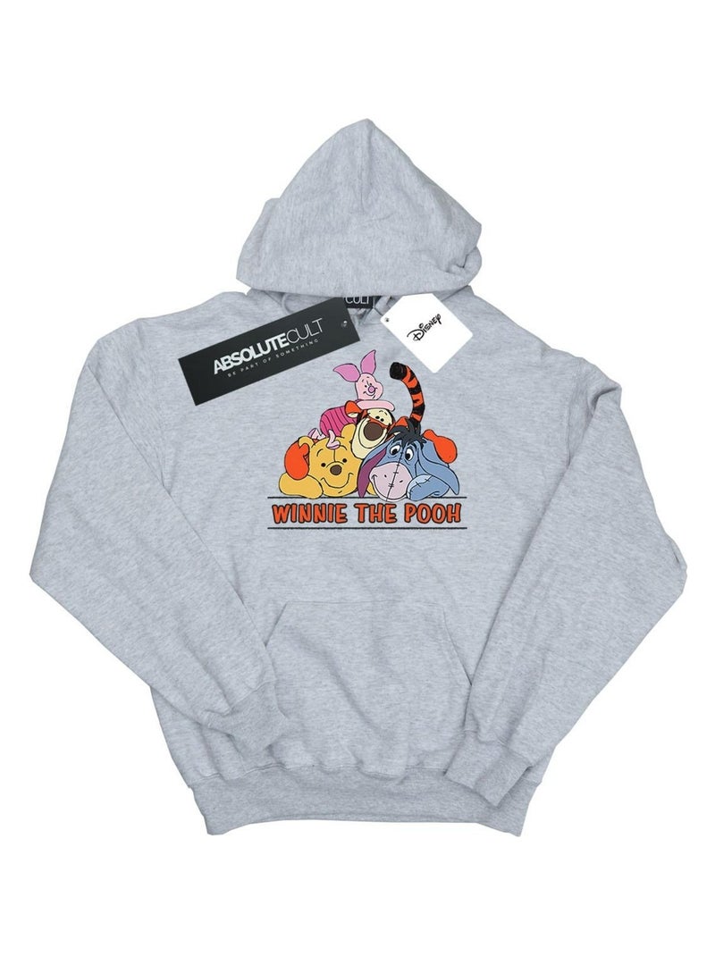 Disney - Sweat à capuche Gris chiné - Kiabi