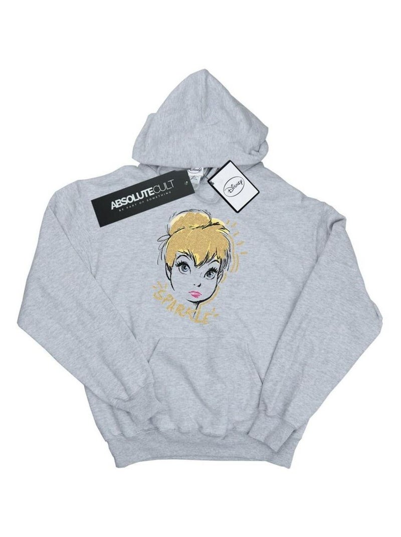 Disney - Sweat à capuche Gris chiné - Kiabi