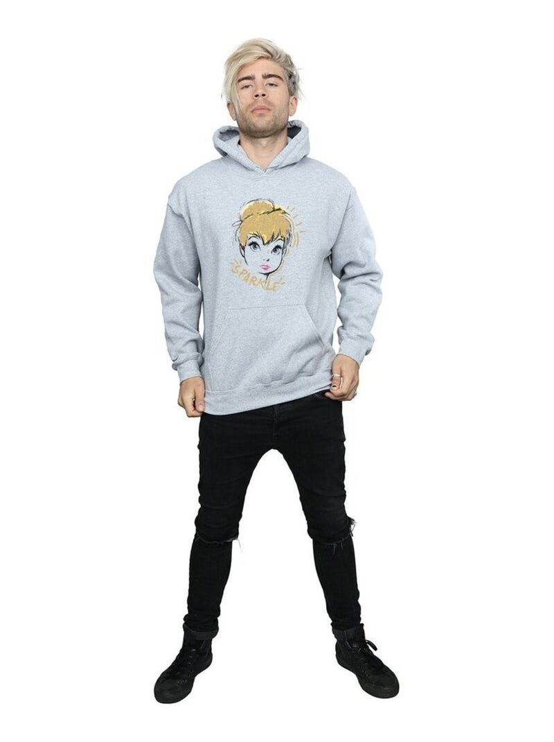 Disney - Sweat à capuche Gris chiné - Kiabi
