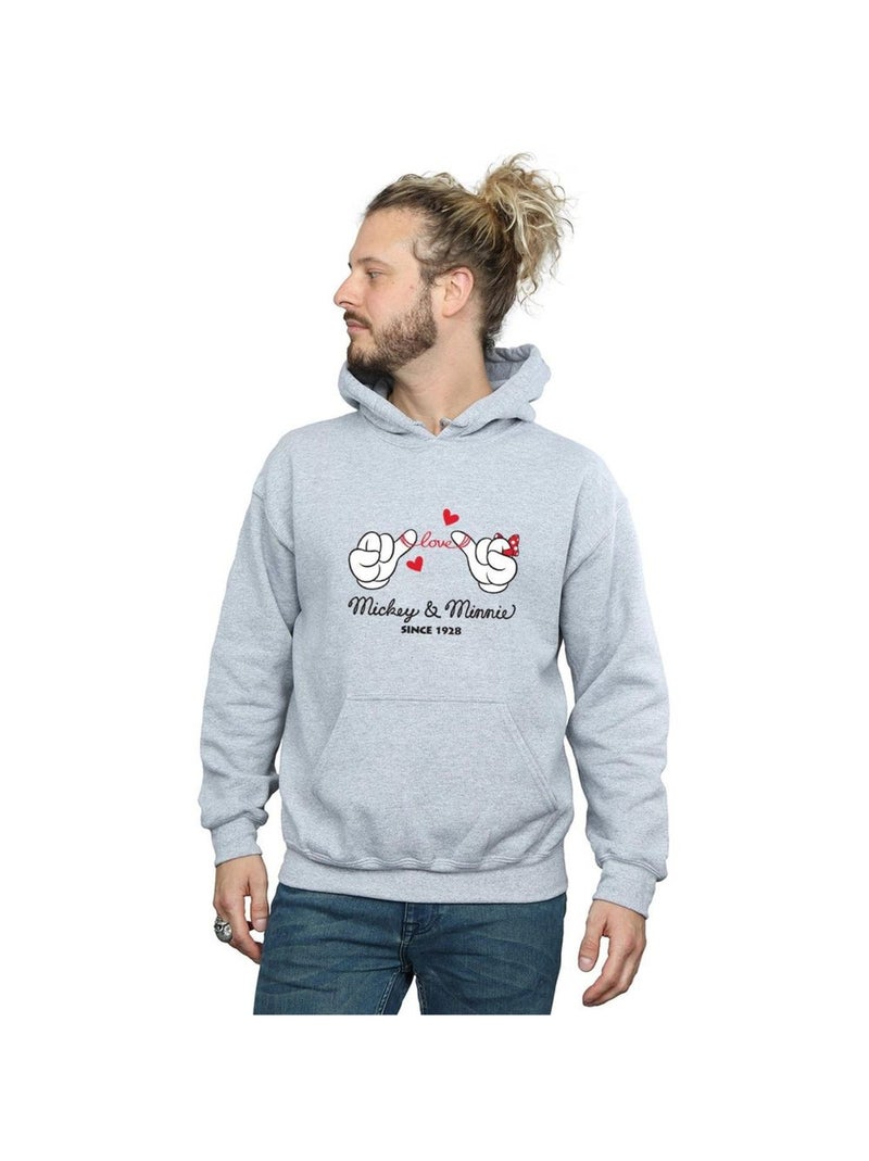 Disney - Sweat à capuche Gris chiné - Kiabi