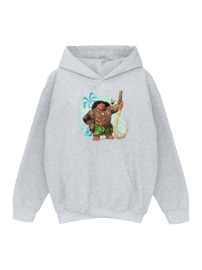 Disney - Sweat à capuche Gris chiné - Kiabi