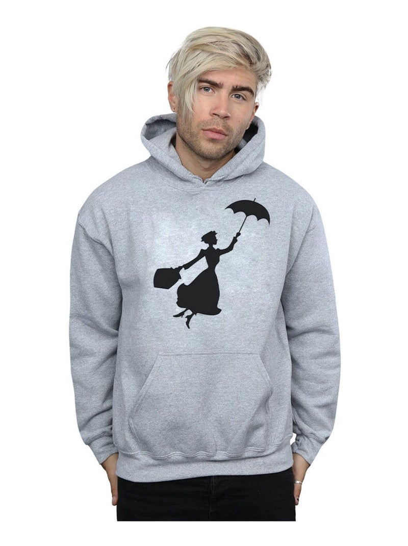 Disney - Sweat à capuche Gris chiné - Kiabi