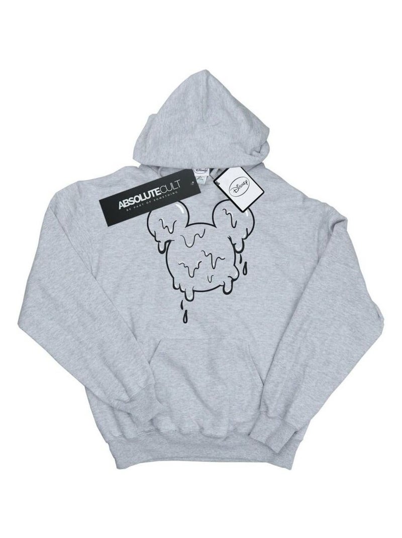 Disney - Sweat à capuche Gris chiné - Kiabi