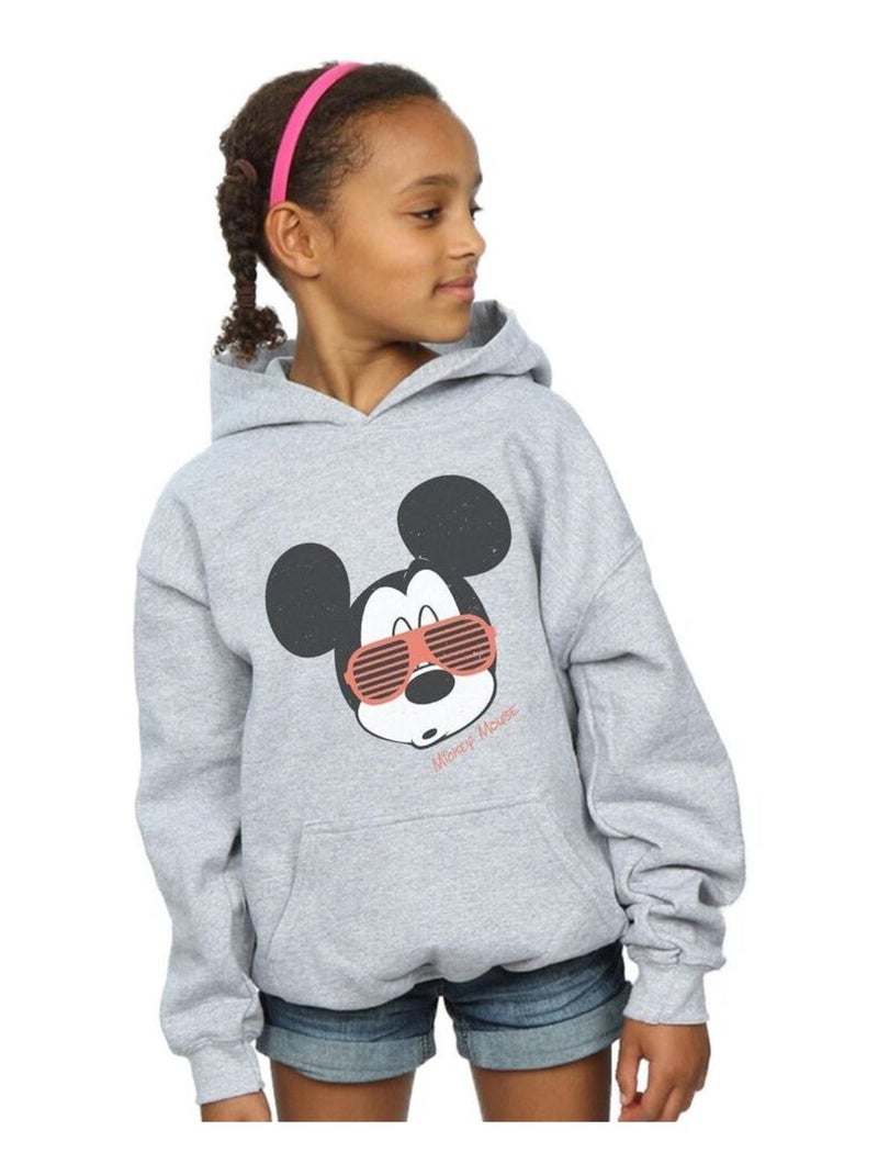 Disney - Sweat à capuche Gris chiné - Kiabi