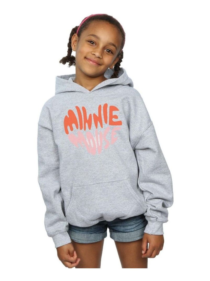 Disney - Sweat à capuche Gris chiné - Kiabi