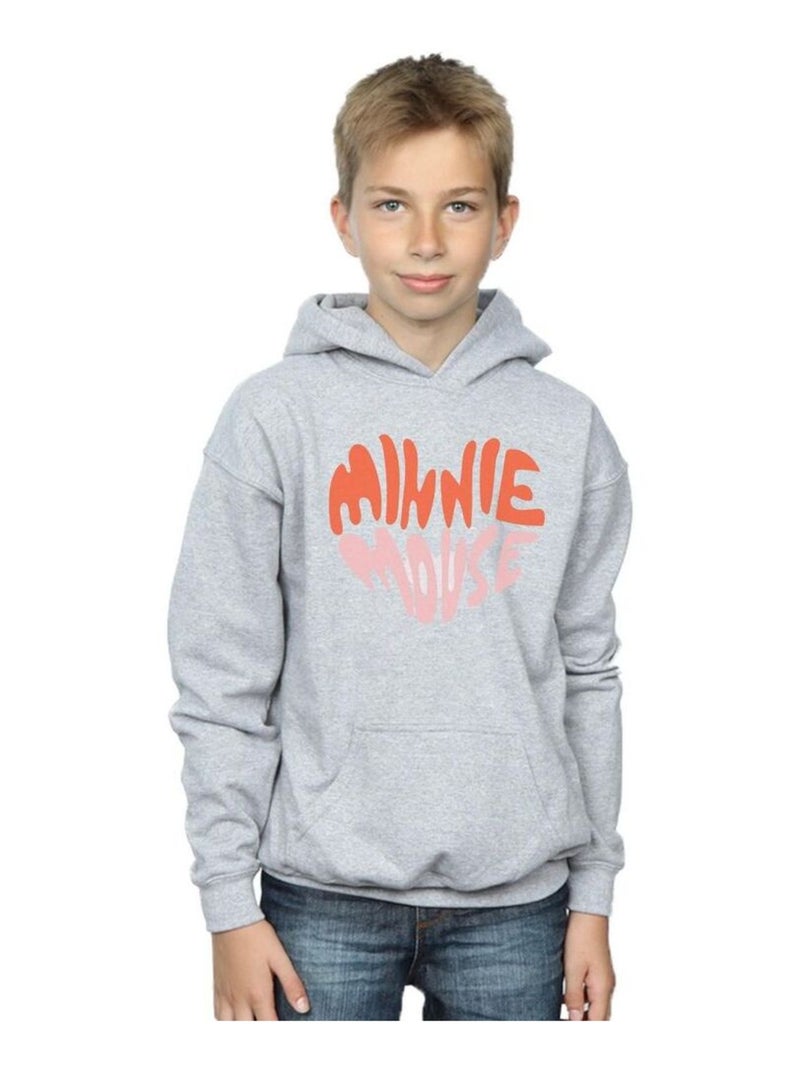 Disney - Sweat à capuche Gris chiné - Kiabi