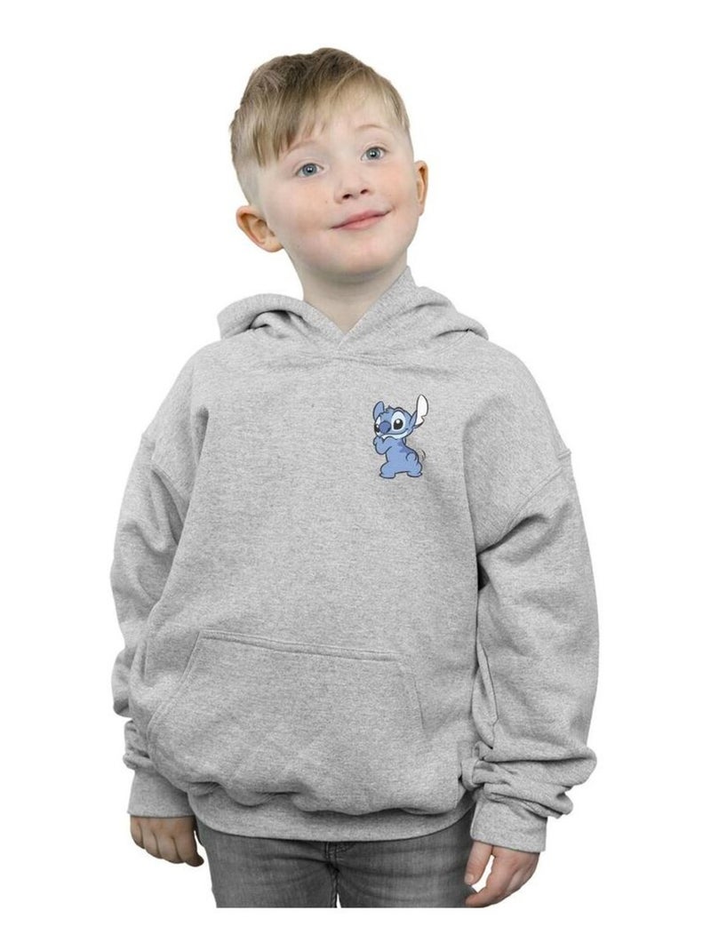 Disney - Sweat à capuche Gris chiné - Kiabi