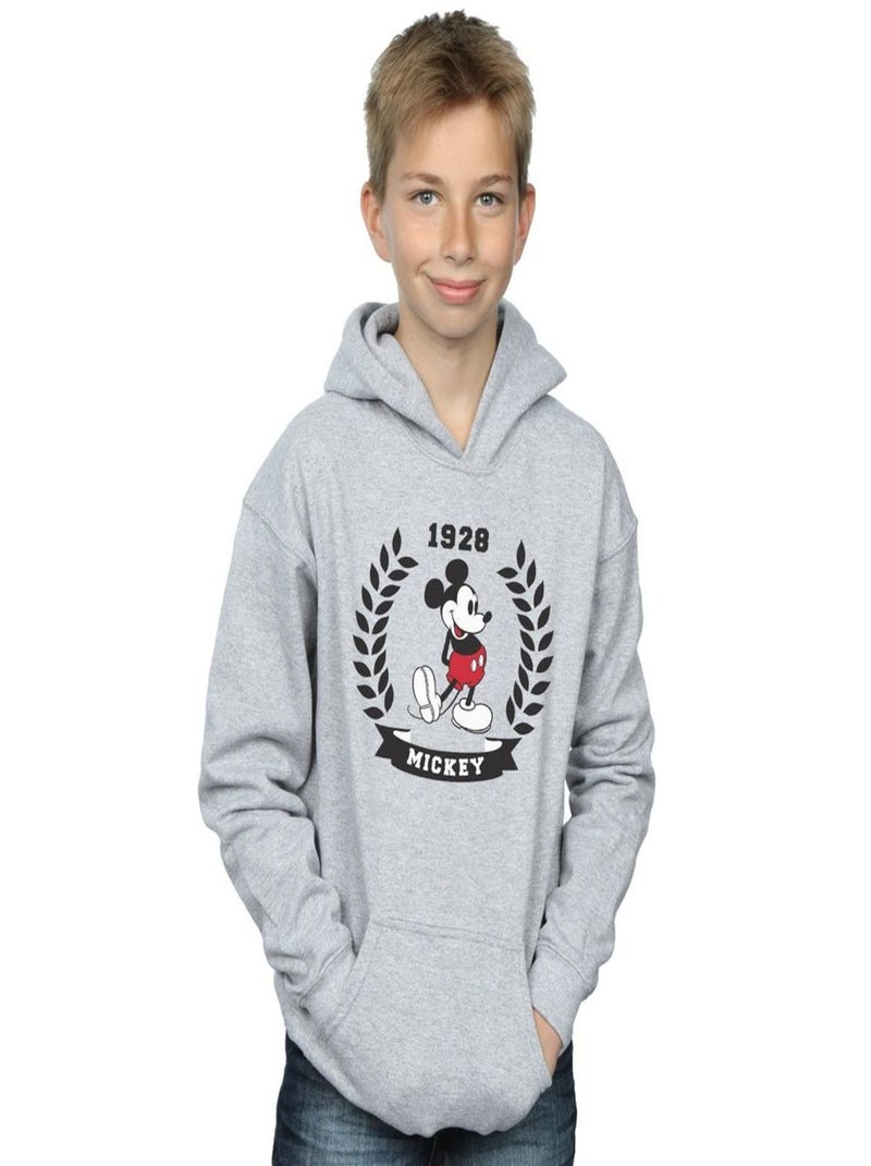Disney - Sweat à capuche Gris chiné - Kiabi
