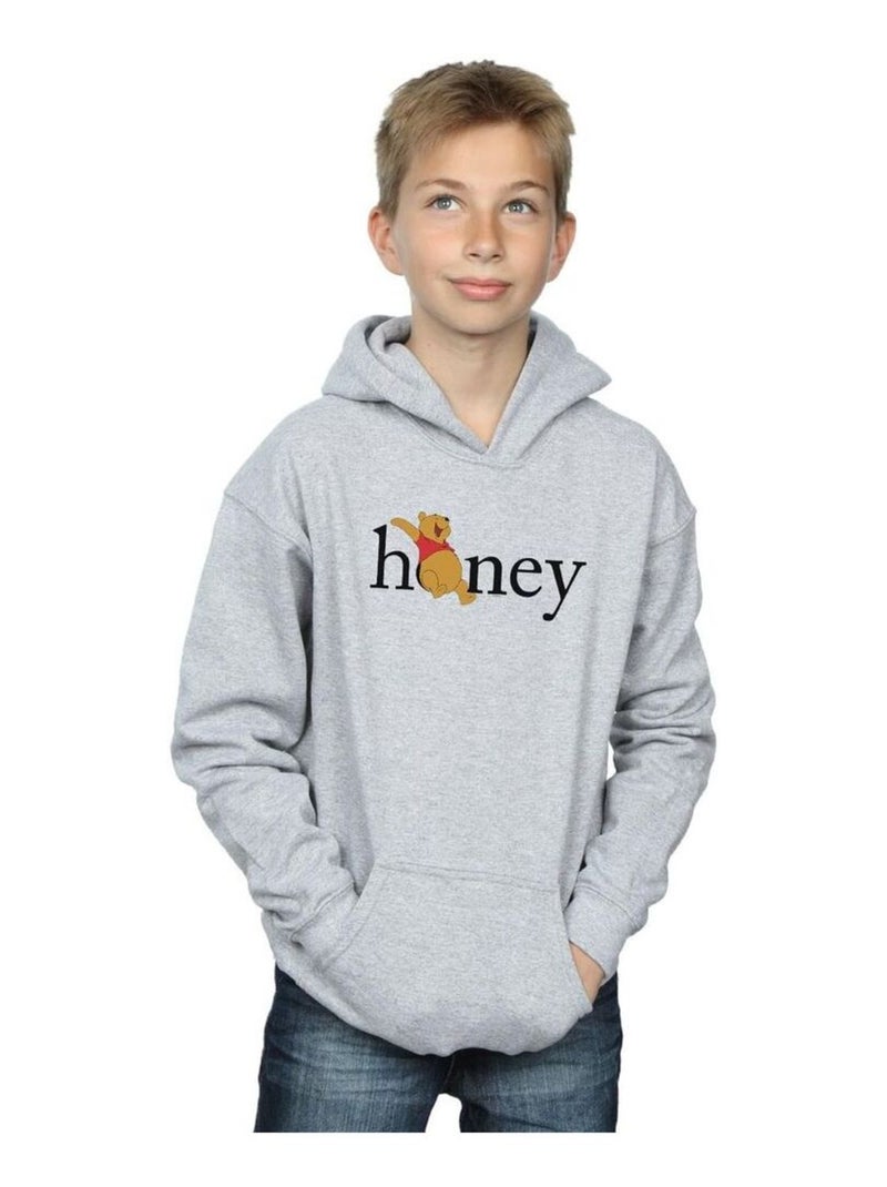 Disney - Sweat à capuche Gris chiné - Kiabi