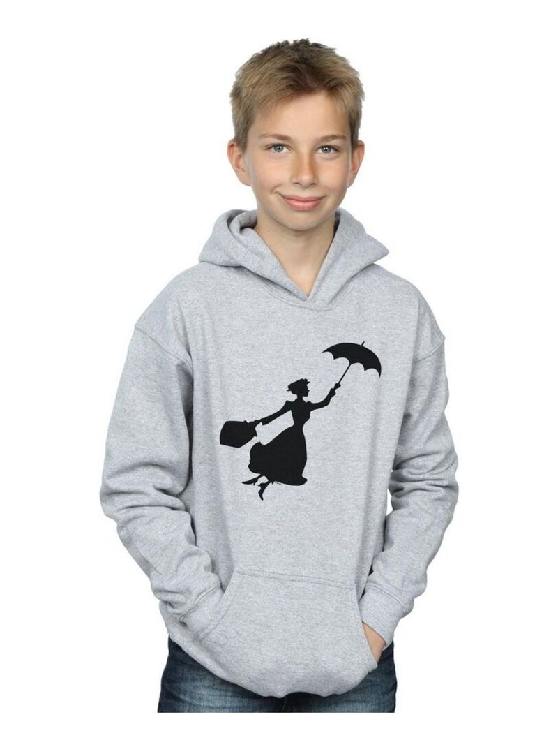 Disney - Sweat à capuche Gris chiné - Kiabi