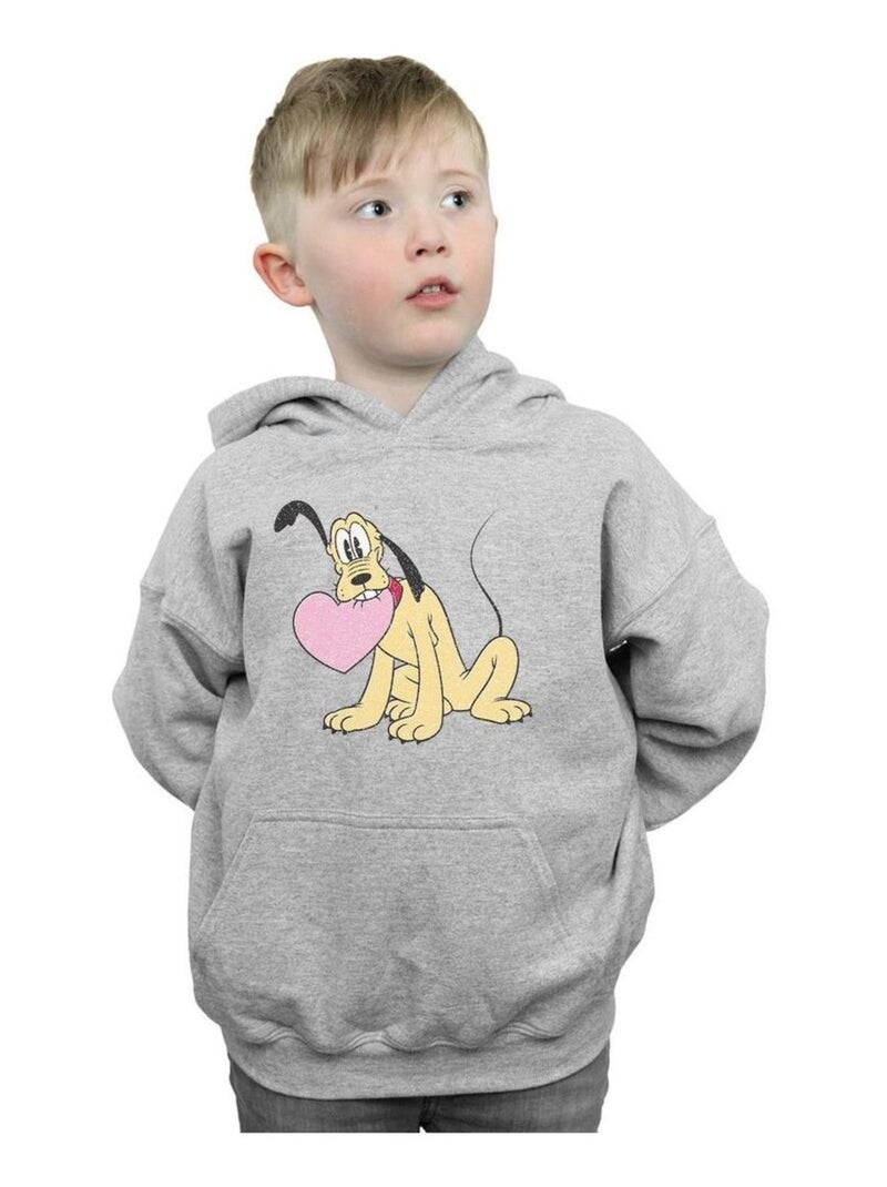 Disney - Sweat à capuche Gris chiné - Kiabi