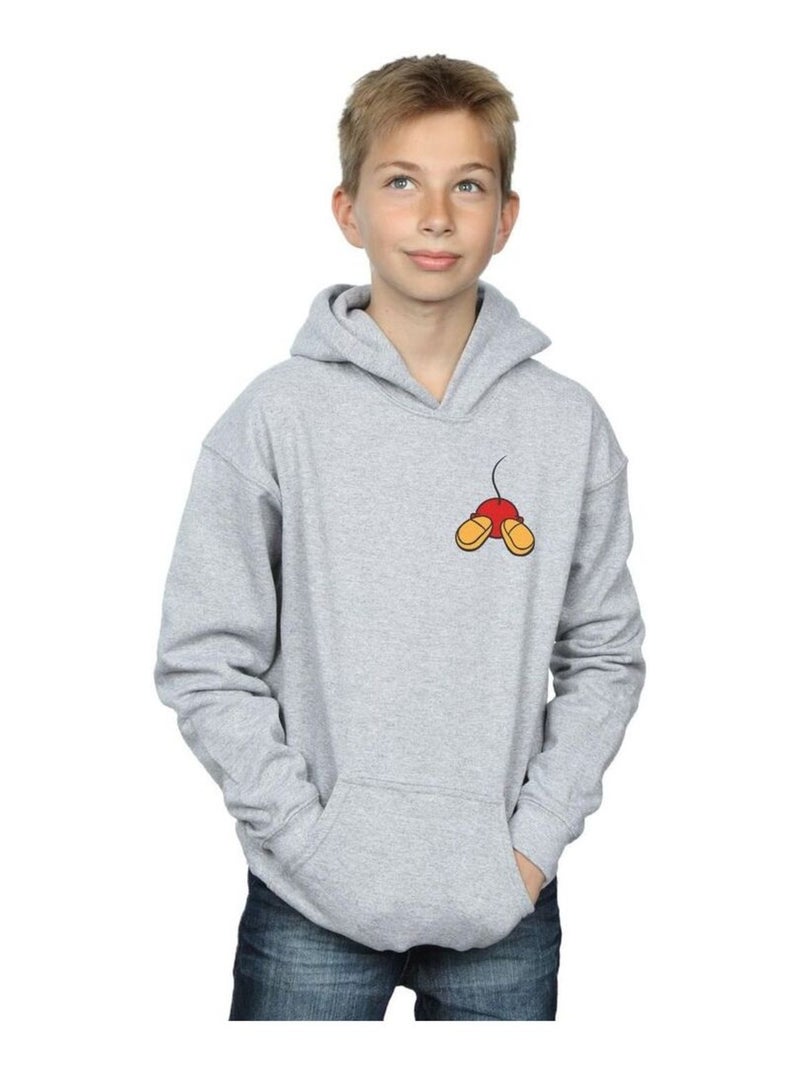 Disney - Sweat à capuche Gris chiné - Kiabi