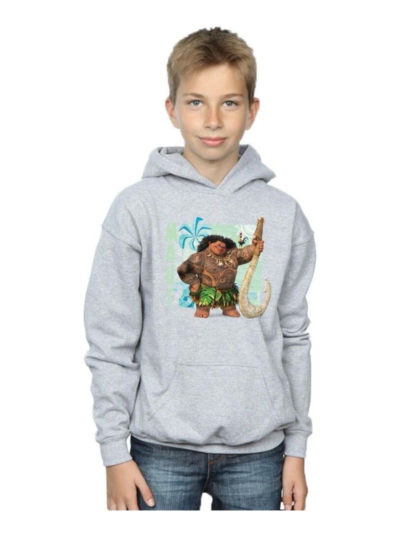 Disney - Sweat à capuche Gris chiné - Kiabi