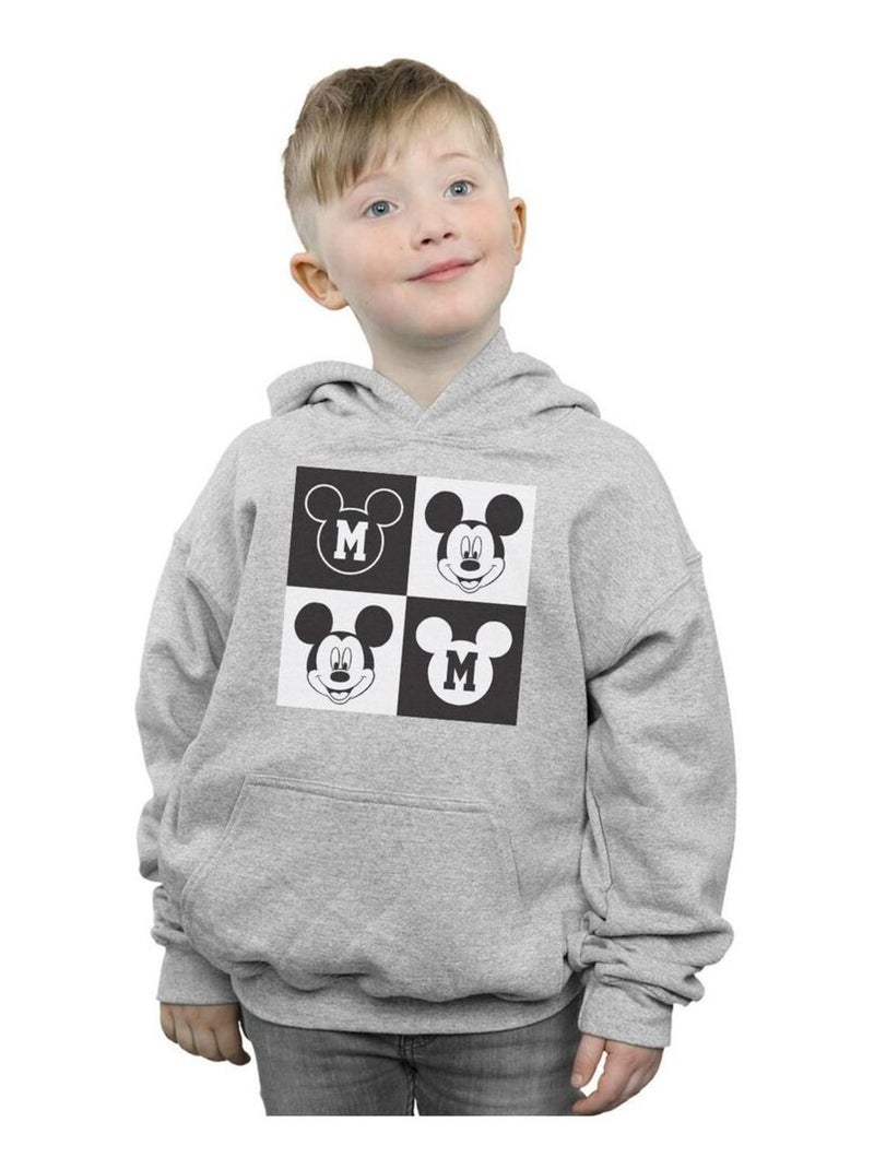 Disney - Sweat à capuche Gris chiné - Kiabi