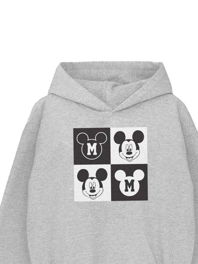 Disney - Sweat à capuche Gris chiné - Kiabi