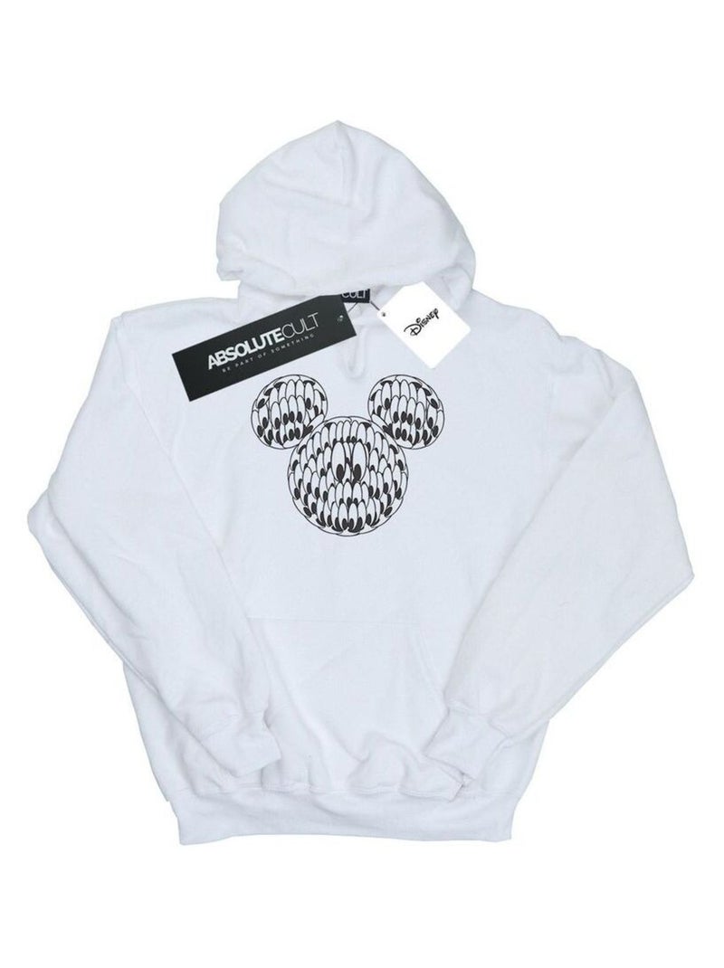 Disney - Sweat à capuche HEAD OF EYES Blanc - Kiabi