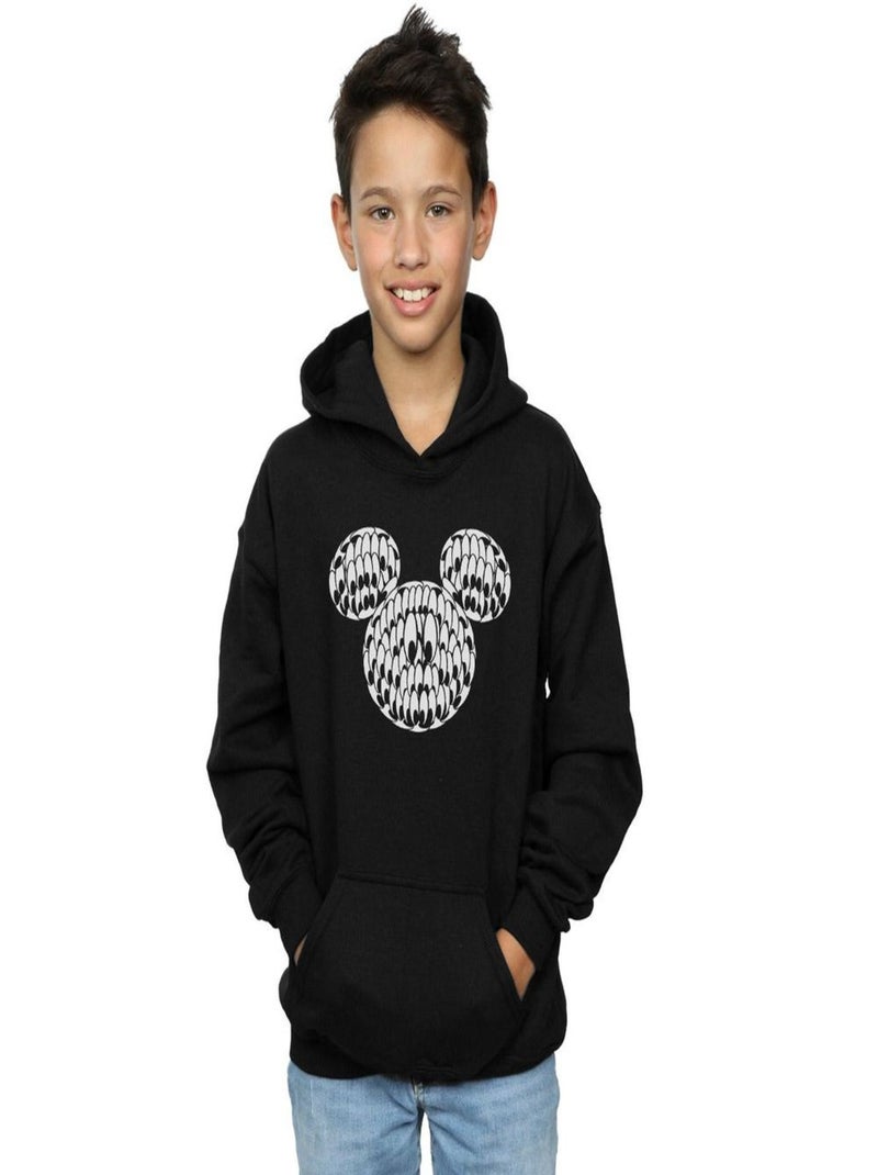 Disney - Sweat à capuche HEAD OF EYES Noir - Kiabi