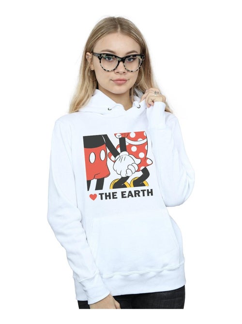 Disney - Sweat à capuche HEART THE EARTH - Kiabi