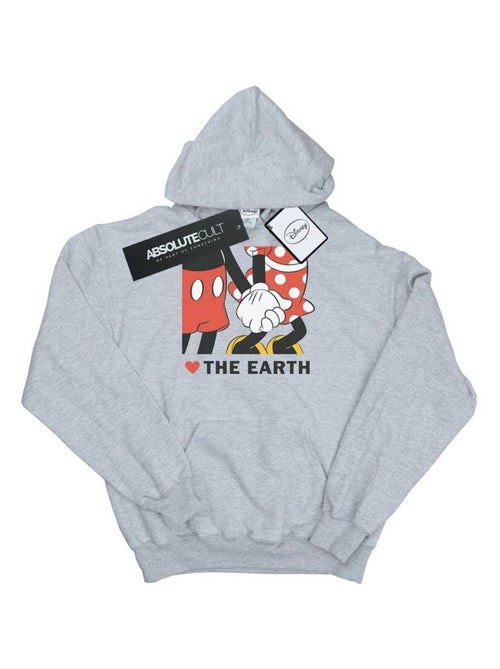 Disney - Sweat à capuche HEART THE EARTH - Kiabi