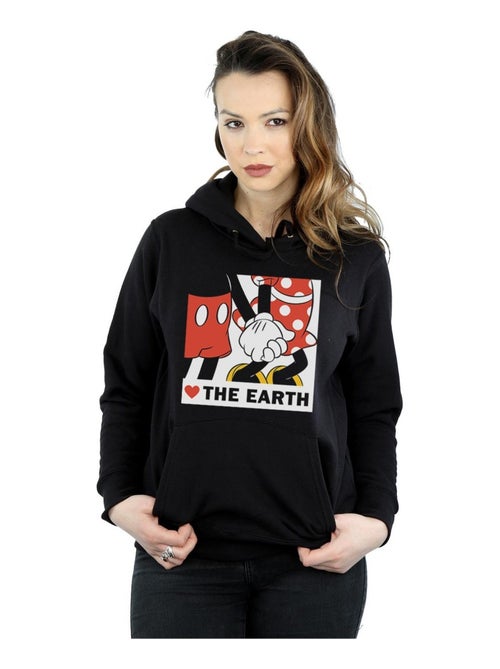 Disney - Sweat à capuche HEART THE EARTH - Kiabi