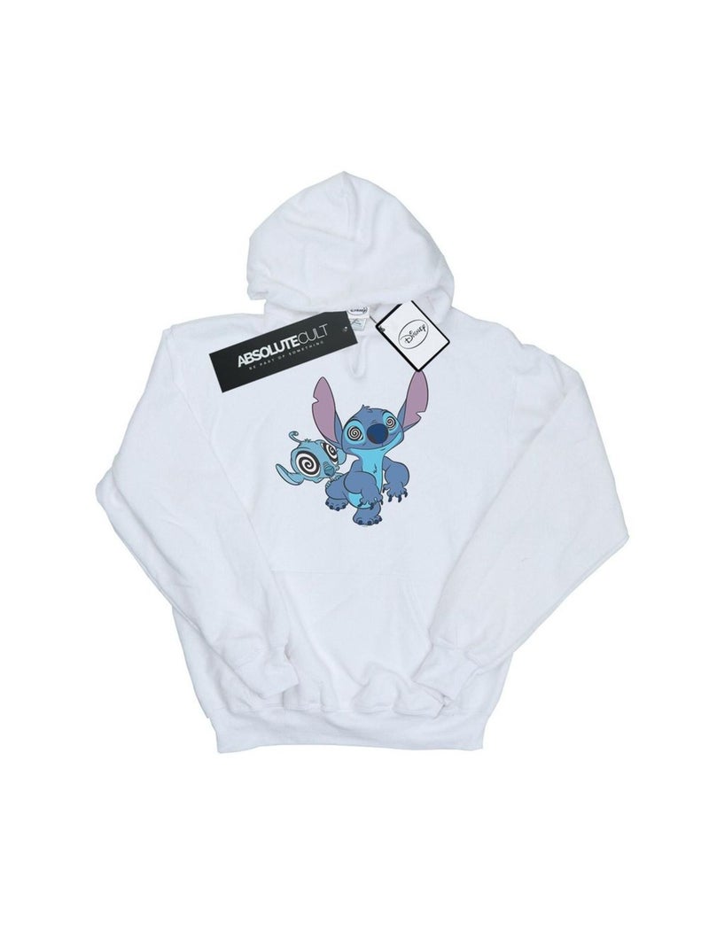 Disney - Sweat à capuche HYPNOTIZED Blanc - Kiabi