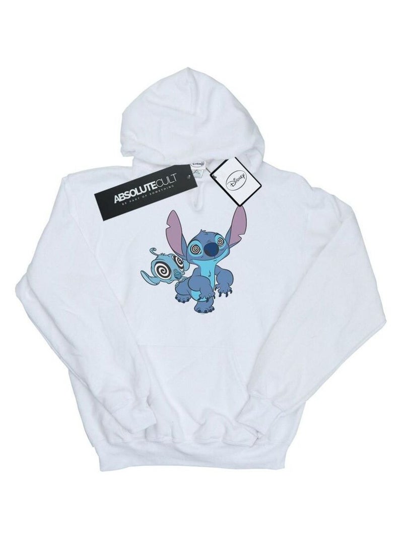 Disney - Sweat à capuche HYPNOTIZED Blanc - Kiabi