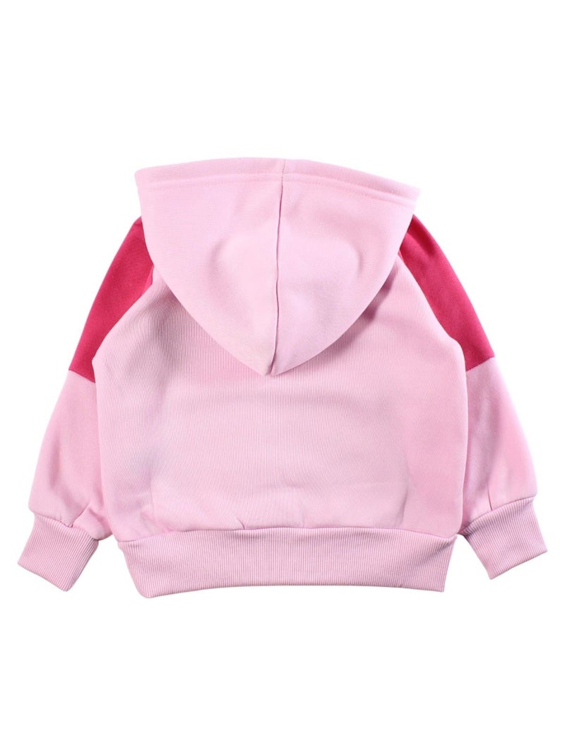 Disney - sweat à capuche imprimé poche kangourou, manches longues Rose - Kiabi