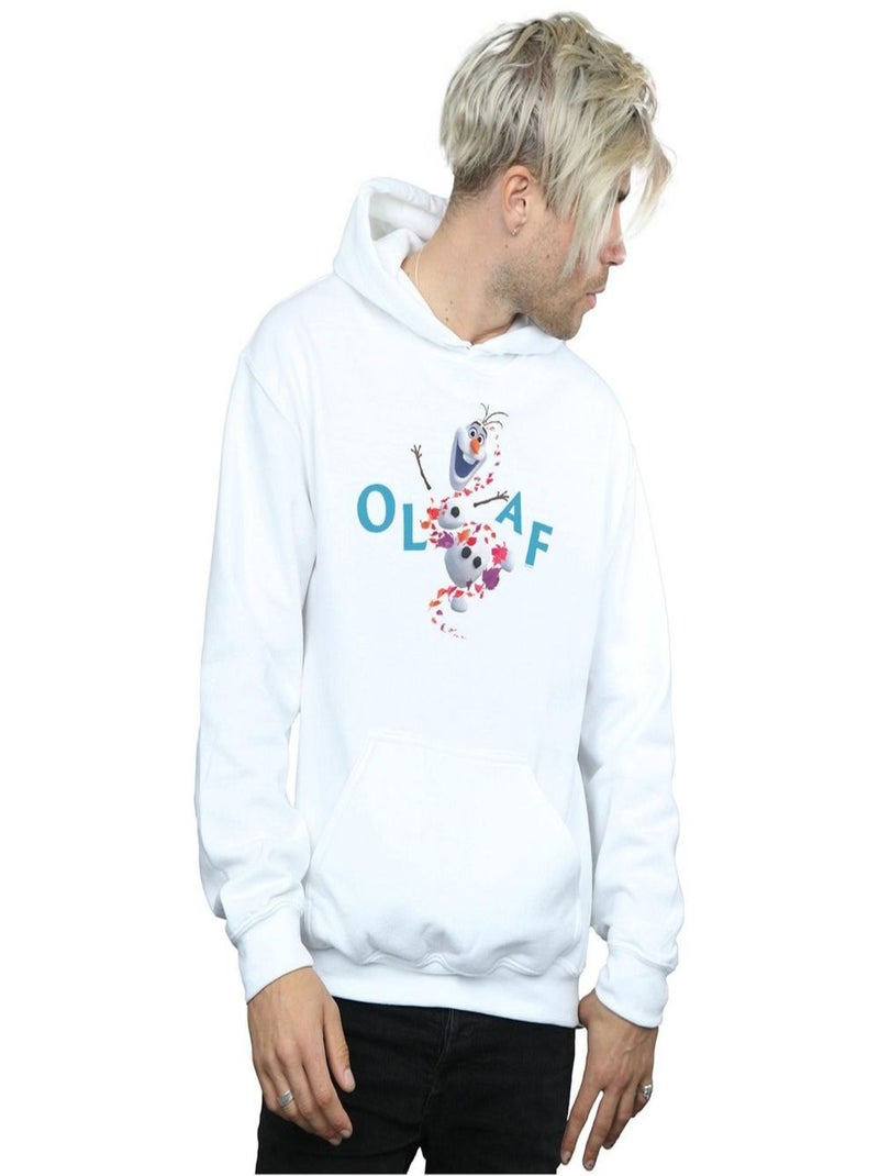 Disney - Sweat à capuche La Reine des Neiges Blanc - Kiabi