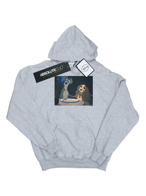 Disney - Sweat à capuche LADY AND THE TRAMP SPAGHETTI SLURP - Kiabi
