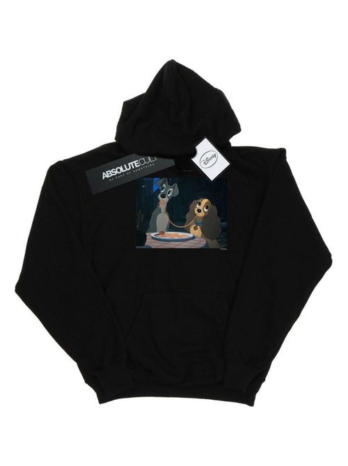 Disney - Sweat à capuche LADY AND THE TRAMP SPAGHETTI SLURP - Kiabi Disney - Sweat à capuche LADY AND THE TRAMP SPAGHETTI SLURP - Kiabi