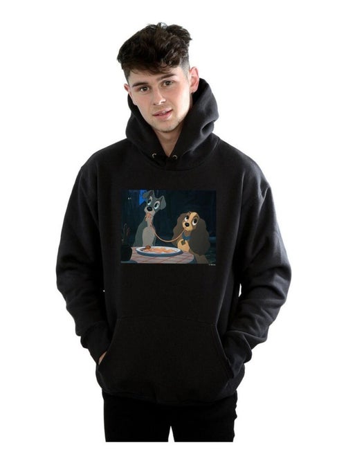 Disney - Sweat à capuche LADY AND THE TRAMP SPAGHETTI SLURP - Kiabi Disney - Sweat à capuche LADY AND THE TRAMP SPAGHETTI SLURP - Kiabi