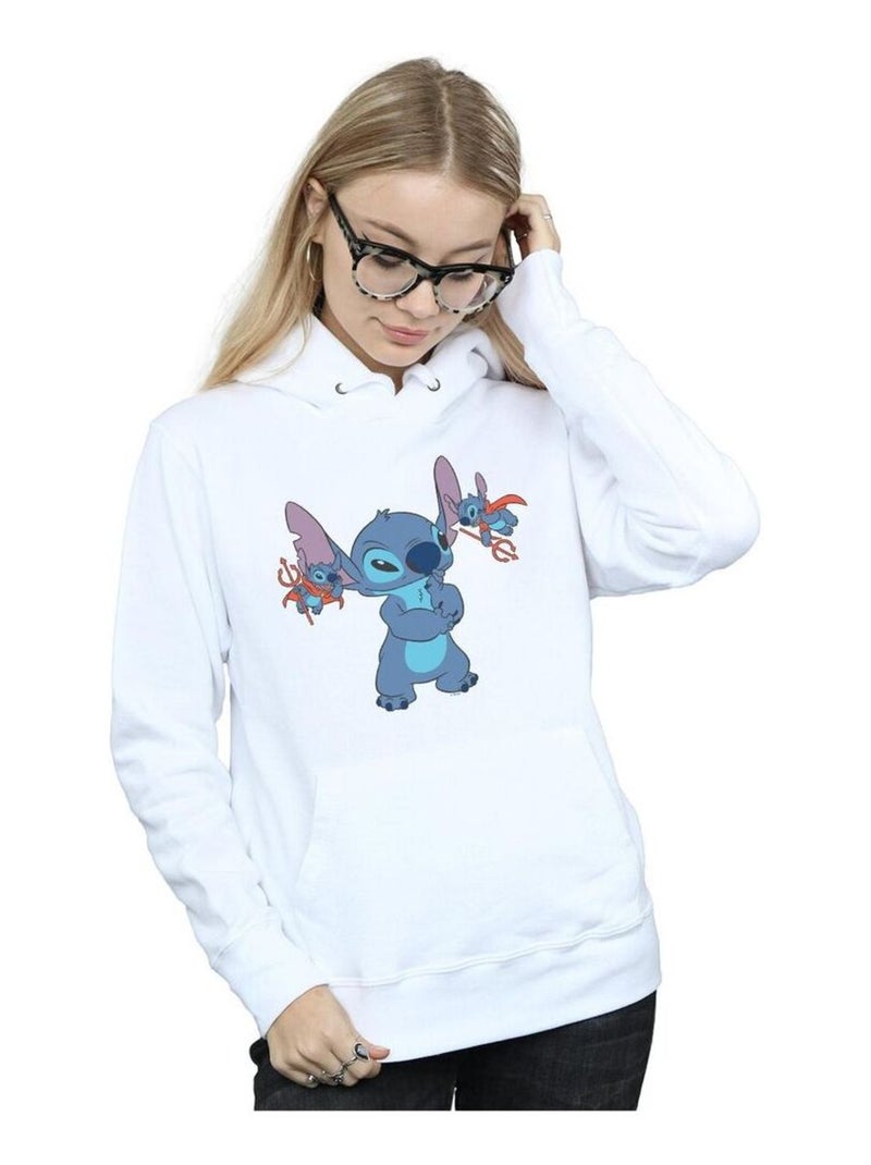 Disney - Sweat à capuche LÇaTLE DEVILS Blanc - Kiabi