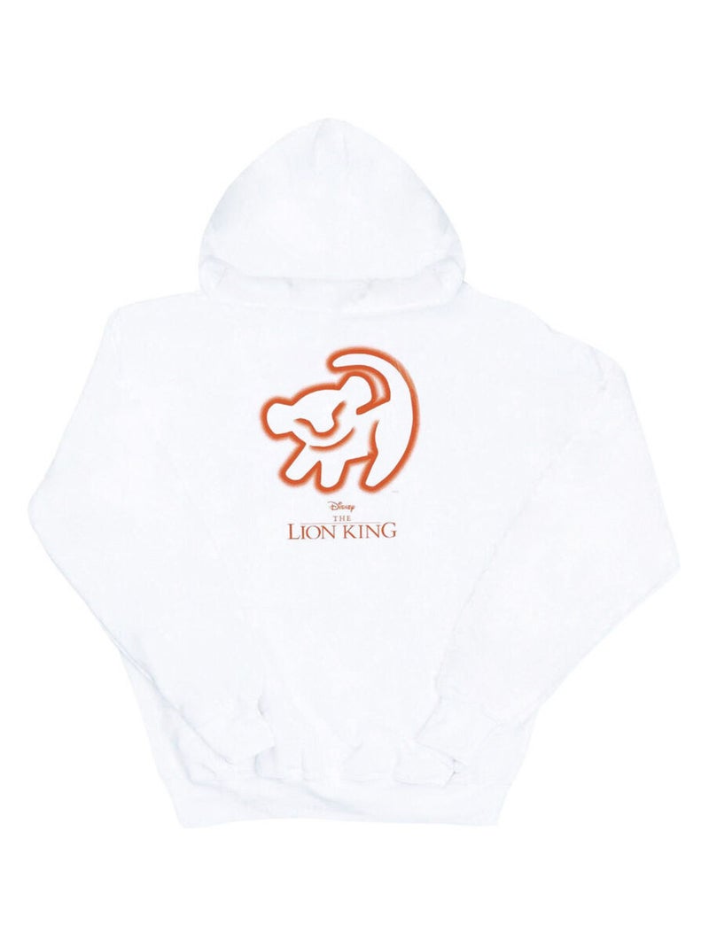 Disney - Sweat à capuche Le Roi Lion Blanc - Kiabi