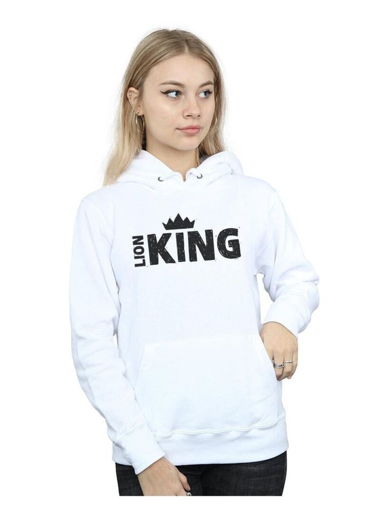 Disney - Sweat à capuche Le Roi Lion Blanc - Kiabi