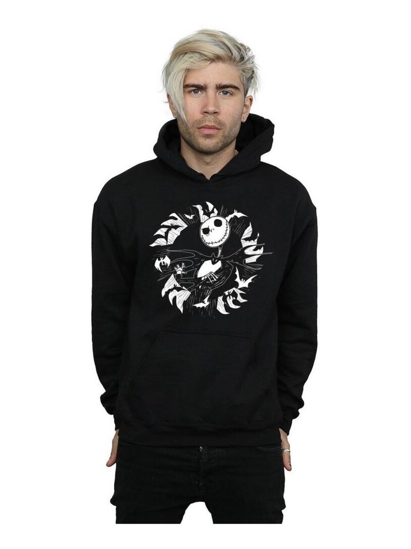 Disney - Sweat à capuche L'Étrange Noël de monsieur Jack Noir - Kiabi