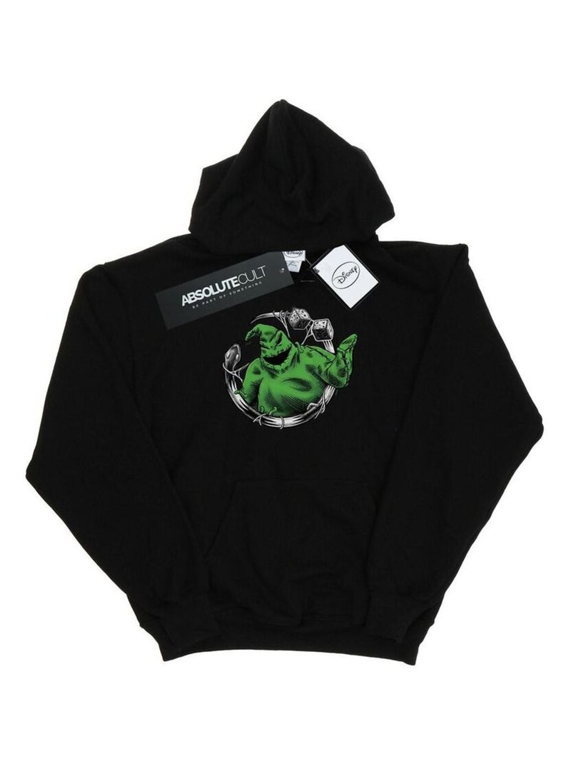 Disney - Sweat à capuche L'Étrange Noël de monsieur Jack ROLL THE DICE Noir - Kiabi