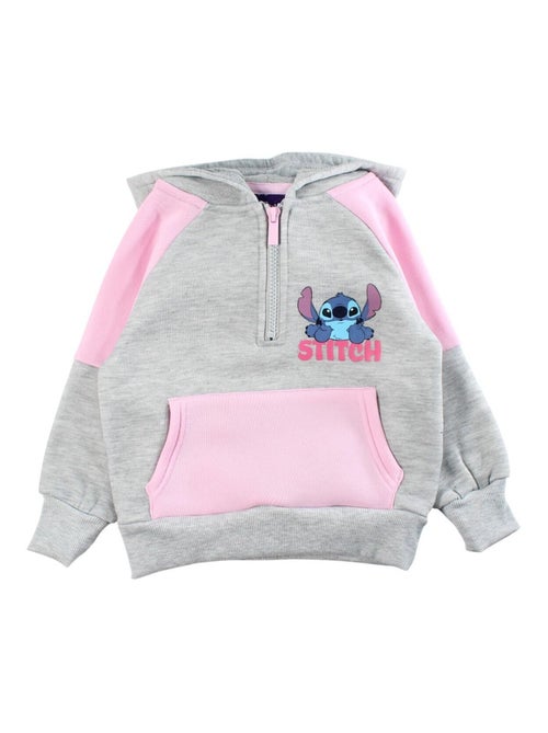 Disney - Sweat à capuche Lilo et Stitch fille - Kiabi