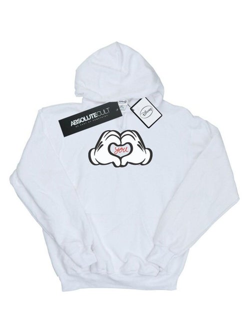 Disney - Sweat à capuche LOVES YOU - Kiabi