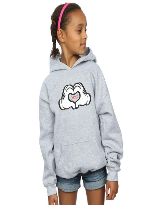 Disney - Sweat à capuche LOVES YOU - Kiabi