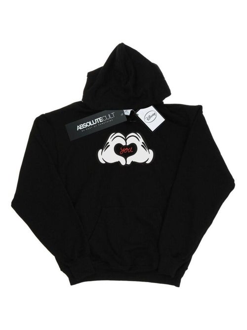 Disney - Sweat à capuche LOVES YOU - Kiabi